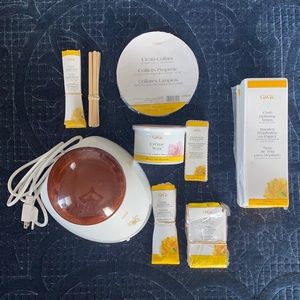 Home Wax Kit (warmer, wax, strips, applicators)